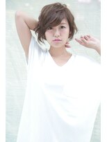 ギンザカミノア 高崎店(GINZA CAMINOIA)&nbsp;ILLUMINA＆ＥＳＳＥＮＳＩＴＹ艶髪カラー&デザインカット￥7990