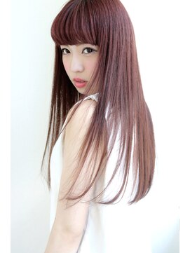 ブラン 梅田(Blanc) 【Blanc/梅田】ピンクバイオレット＿ストレートロング