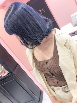 アマンドール(Aman D'or) 色落ちも綺麗な＊ネイビーグレーパープル