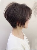 30.40代にオススメ!立体感ミセスショート×イルミナベージュ