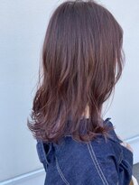 アドラーブル 万代店 (adorable)&nbsp;透け感バッチリ、インナーカラー×ピンクブラウン【10代】