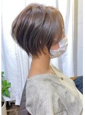 〈30代40代〉丸みくびれショートボブ【絶壁解消mag佐藤聖】
