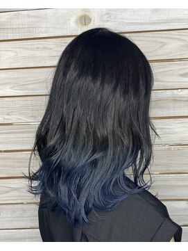 デコヘアー キートス(DECO HAIR kiitos) グラデーションブルー