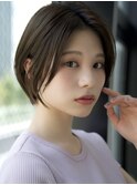 前髪長め大人ショートボブ20代30代40代【AIN.表参道】川原大地