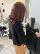 ピヨン 心斎橋(piLLon)&nbsp;アースカラー くびれヘア デザインカラー　ツートンカラー　SK20