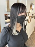 インナーホワイト　インナーエクステ　style/miaki