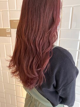 イト(ito) 【 ito ／ 梅田 】ピンクカラー×ロングレイヤー