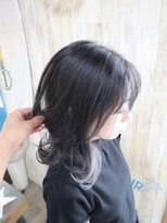 アルル ヘアー(ALULU HAIR) カッコ可愛いハードスタイル『シルバー×グレーブラック』