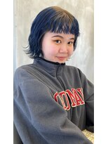 ロンドルーチェ 心斎橋(Lond luce)&nbsp;ダークアッシュ/ミディアムレイヤーカット［髪質改善/縮毛矯正］