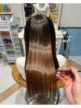 ロンド ストラーダ 心斎橋(Lond strada) 大人ガーリーロング×美髪【髪質改善/縮毛矯正】