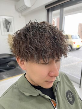 ハイバレーヘアーメゾン(HIGH VALLEY HAIRMAISON) ツイストスパイラルマッシュ男子モテ髪アッシュカラーハイライト