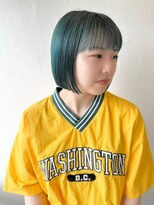 ロナ 岡崎竜美丘店(RONA)&nbsp;くすみグリーンボブ