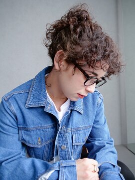 アルバム 渋谷パルコ(ALBUM) パーマアレンジ_斜めバンググレージュカラー_89453