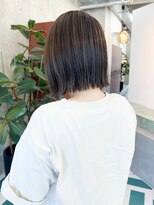 ノエ(noe)&nbsp;切りっぱなしボブ×柔らかベージュ
