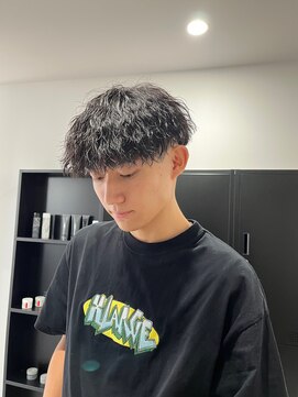 マッシュベースに縦落ちツイストスパイラル