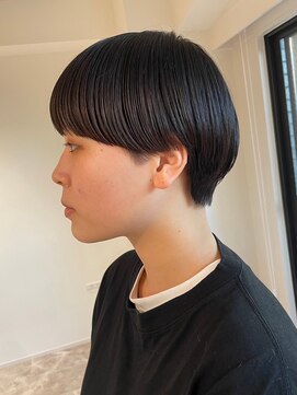 ソイクフ 四条大宮店(SOY-KUFU) 大人可愛い◎20代30代40代前髪パーマグレーベージュショート