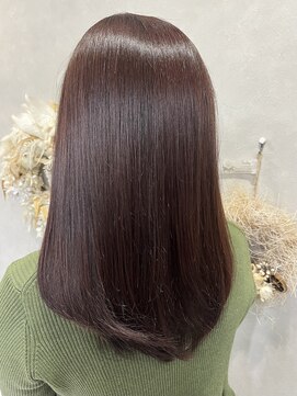 ハイバレーヘアーメゾン(HIGH VALLEY HAIRMAISON) ミディアムボブレイヤーボブ顔周りカット岡山南中央町