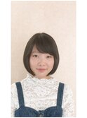 ナチュラル小顔ボブ