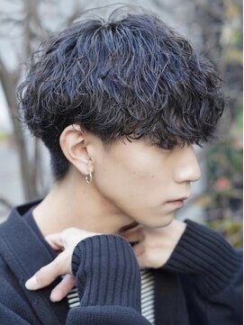 フィフス 栄(fifth) 波巻きパーマメンズマッシュツイストスパイラルパーマフェード