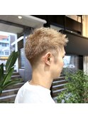 【corte反町】◇spiky short  bleach+color◇