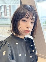 エムスラッシュ みなとみらい馬車道店(M SLASH)&nbsp;くせ毛風/外ハネボブ/インナーカラー/ボブレイヤー/馬車道