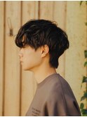 メンズマッシュパーマ20代/30代/40代/庭瀬