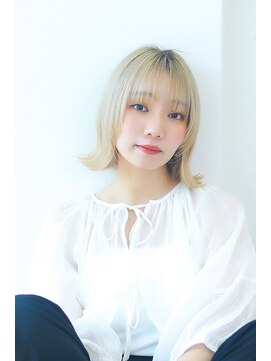 オーロ 武庫之荘店(ORO) 小顔ボブ/ハイトーン/外ハネボブ