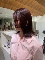 ローレンアオ(LOREN AO)&nbsp;暖色カラー/ワインレッド/深みカラー/セミディ