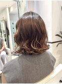 コテ巻き風パーマ/韓国風パーマ/ボブパーマ/デジタルパーマ