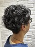 【メンズ限定】カット+メンズデザインパーマ＋眉カット