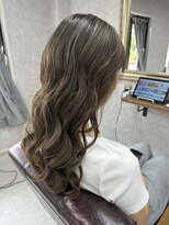 リアン(Lien) 極細ハイライト/外国人風アッシュグレージュ/立体感束感アップ！