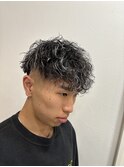 スペインカール×ホワイトメッシュ