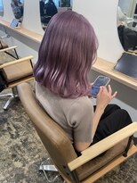 ユッカ 梅田(YUCCA)&nbsp;【YUCCA】大人可愛い/ミディアム/pink lavender