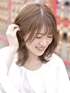 スイ(Sui) オレンジブラウン×ミディアムレイヤー