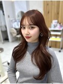 韓国ヘア/韓国スタイル/縮毛矯正/髪質改善/レイヤーカット