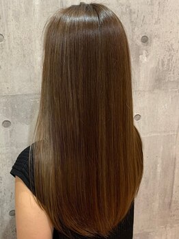 シエル ヘアアンドピース(Ciel hair peace)の写真/言うほど癖毛じゃないけど毎日アイロンかけている人！酸性縮毛矯正ならダメージレスに時短美髪に[日立駅]