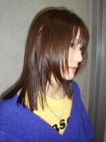 ボコカ(bococa)&nbsp;【Vicky指名】ミディアムレイヤー　ブラウンベージュ