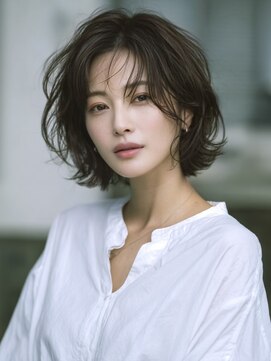 アルトリスト(Altruist Aging×HAIR&SPA) ★ダークアッシュ大人ガーリーボブ着物似合わせカット/髪質改善