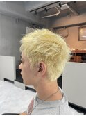 メンズ抜きっぱなしショートスタイル【中野美容室/Men’s】