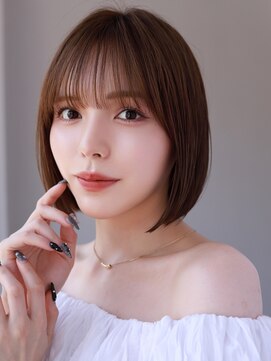 ソイクフ(SOY KUFU) 20代30代40代◎似合わせカットハイライトカラーワンレンボブ