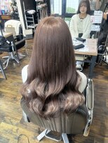 ガルボ ヘアー(garbo hair) オトナ女子 10代 20代 30代 ブリーチなしダブルカラー ブラウン