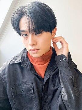 ヘアー アイス カンナ(HAIR ICI Canna) 大人男性メンズカットニュアンスセンターパートナチュラル