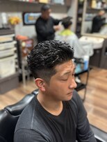 グロウヘアワークス(grow hair works)&nbsp;ツーブロック×オールバックパーマ