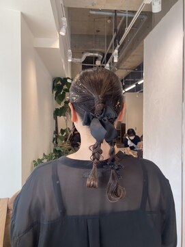 リル 茅ヶ崎(Liru:) ヘアセット/ヘアアレンジ/カチモリ/編みおろし/ハーフアップ