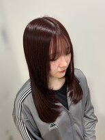 コタン(COTAN)&nbsp;【COTAN nakaji】ブラウンレッド/レイヤーカット