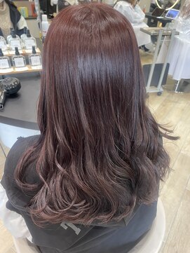 ブラウン(Brown) 艶髪オイルカラーラベンダーピンクカラー