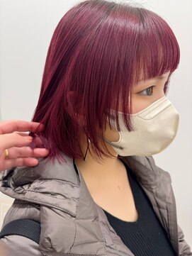 グーフィートーキョー 銀座(Goofy Tokyo) 【渋谷トモヒロ】冬のボルドー＆ステップカット/ダブルカラー