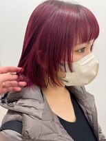 グーフィートーキョー 銀座(Goofy Tokyo) 【渋谷トモヒロ】冬のボルドー&ステップカット/ダブルカラー