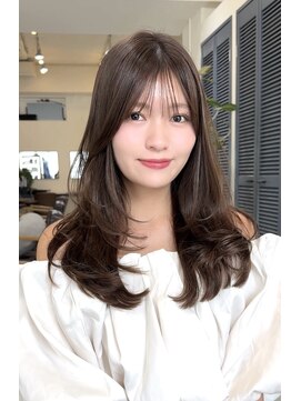 コート 青山(Cote) 20代30代40代50代王道ワンカールひし形レイヤーブラウンカラー