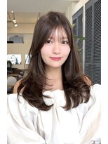 コート 青山(Cote) 20代30代40代50代王道ワンカールひし形レイヤーブラウンカラー